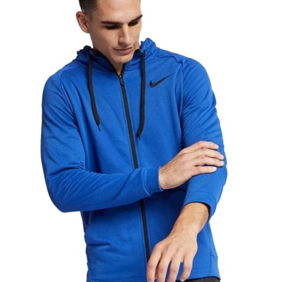 Nike Other - Nike Blue Therma-fit Full Zip Hoodie - GUC